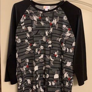 LulaRoe Donald Duck Randy Size L